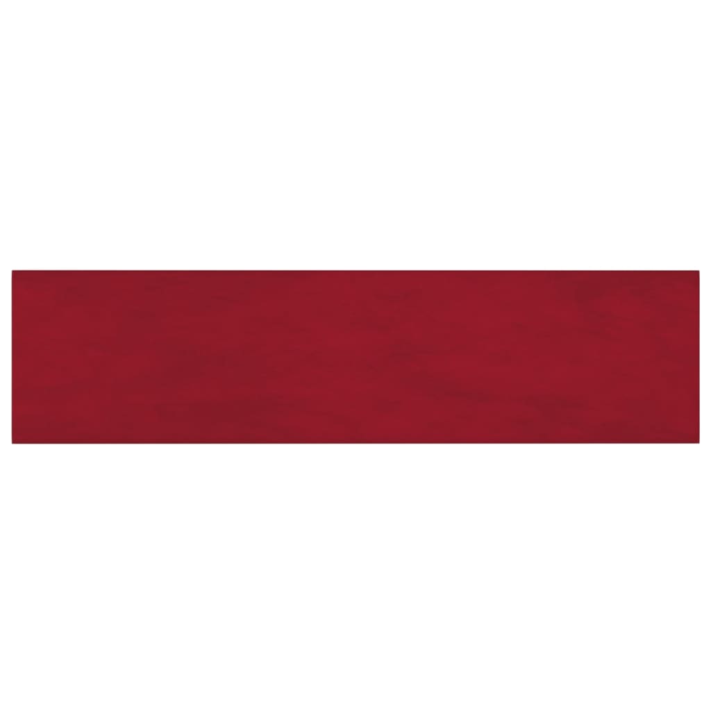 Vidaxl Wall panels 12 st 1.08 m² 60x15 cm velvet wine red