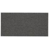 Paneles de pared Vidaxl 12 st 2.16 m² 60x30 cm de tela oscura gris