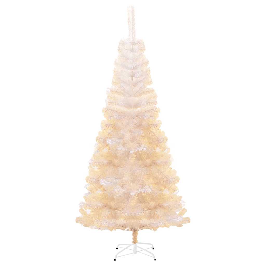 Vidaxl Kunstkerstboom con estremità iridescenti da 180 cm Pvc White