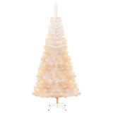 Vidaxl Kunstkerstboom z iridescentnimi konci 210 cm PVC White