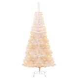 Vidaxl Kunstkerstboom z iridescentnimi konci 240 cm PVC White