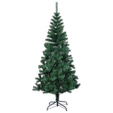 Vidaxl Kunstkerstboom med iriserande ändar 240 cm PVC Green