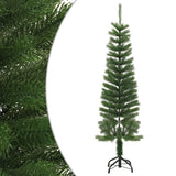 Vidaxl Kunstkerstboom s standardnimi ozkimi 150 cm PE