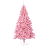 Vidaxl Kunstkerstboom s standardnim pol 240 cm PVC Pink