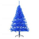 Vidaxl Kunstkerstboom s standardno pol 120 cm PVC Blue