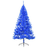 Vidaxl Kunstkerstboom s standardnim pol 210 cm PVC Blue