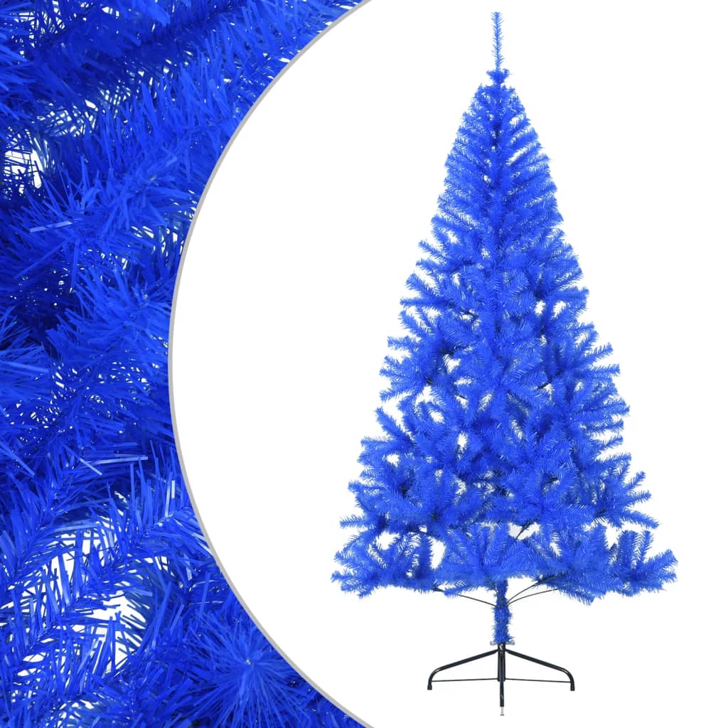 Vidaxl Kunstkerstboom s standardnim pol 240 cm PVC Blue