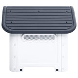 Vidaxl hondenhok grijs 59x75x66 cm polypropyleen