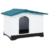 Vidaxl hondenhok 90,5x68x66 cm polypropeen blauw