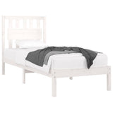Vidaxl bedframe massief grenenhout wit 90x190 cm