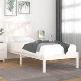 Vidaxl bedframe massief grenenhout wit 90x190 cm