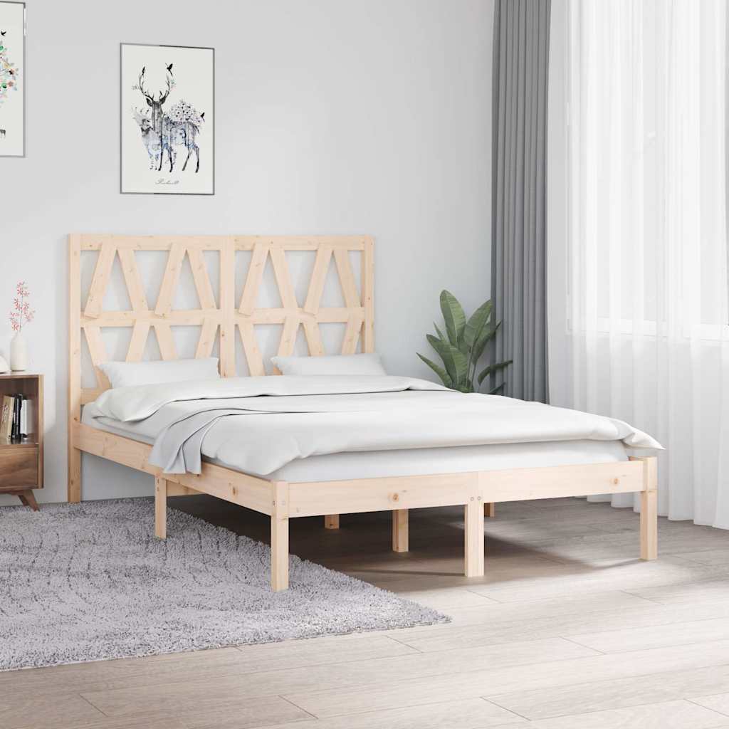 Vidaxl bedframe massief grenenhout 120x200 cm