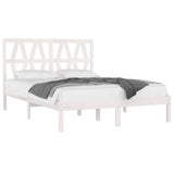 Vidaxl bedframe massief grenenhout wit 120x200 cm