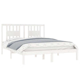 Vidaxl bedframe massief grenenhout wit 140x200 cm