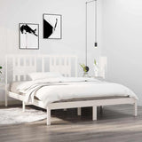 Vidaxl bedframe massief grenenhout wit 140x200 cm