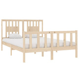 Vidaxl bedframe massief hout 135x190 cm