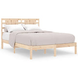 Vidaxl bedframe massief hout 135x190 cm