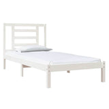 Vidaxl bedframe zonder matras massief grenenhout wit 90x190 cm