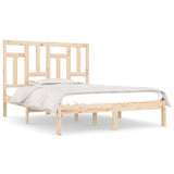 Vidaxl bedframe massief hout 135x190 cm
