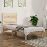 Vidaxl bedframe massief hout 75x190 cm
