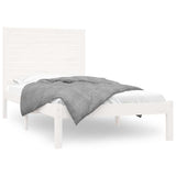 Vidaxl bedframe massief hout wit 90x200 cm