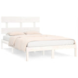 Vidaxl bedframe massief hout wit 180x200 cm