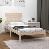 Vidaxl bedframe massief hout 90x190 cm