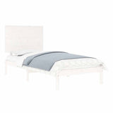 Vidaxl bedframe zonder matras massief grenenhout wit 90x200 cm