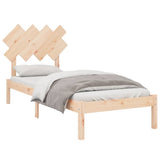 Vidaxl bedframe massief hout 90x190 cm