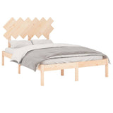 Vidaxl bedframe massief hout 135x190 cm