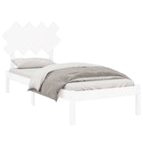 Vidaxl bedframe massief hout wit 90x200 cm