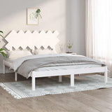 Vidaxl bedframe massief hout wit 140x200 cm