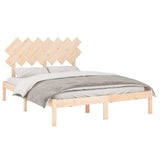 Vidaxl bedframe massief hout 150x200 cm