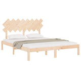 Vidaxl bedframe massief hout 160x200 cm