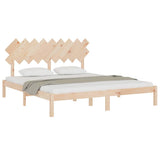 Vidaxl bedframe massief hout 180x200 cm