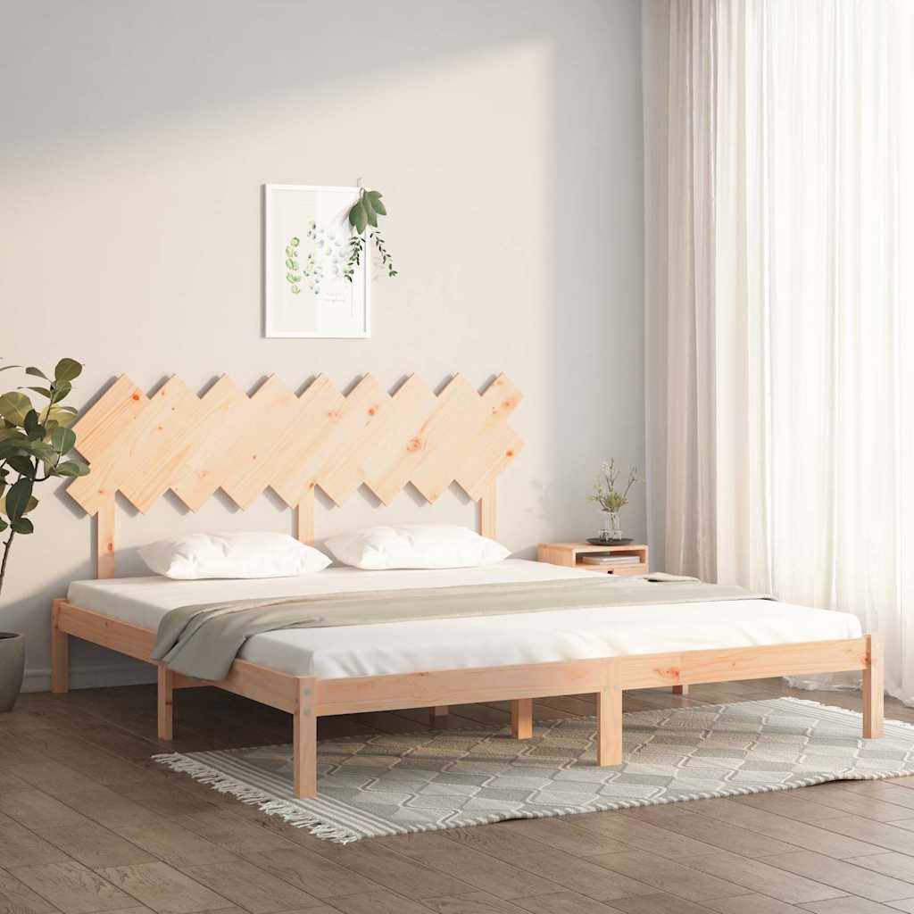 Vidaxl bedframe massief hout 180x200 cm
