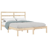 Vidaxl bedframe massief hout 135x190 cm