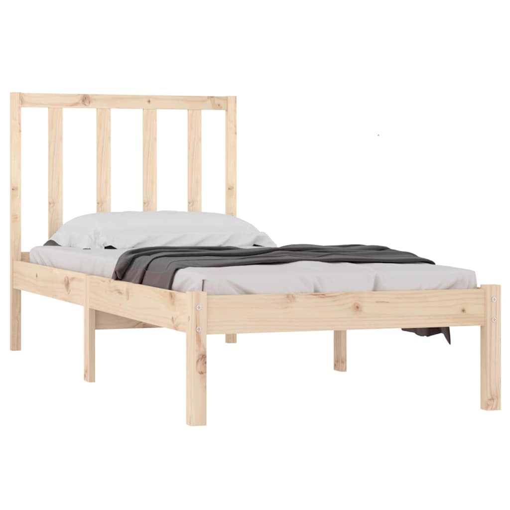 Vidaxl bedframe zonder matras massief grenenhout 75x190 cm
