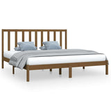 Vidaxl bedframe massief grenenhout honingbruin 200x200 cm
