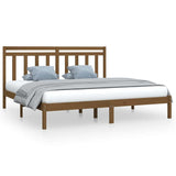 Vidaxl bedframe massief hout honingbruin 200x200 cm