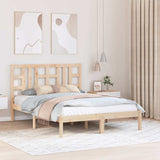 Vidaxl bedframe massief hout 135x190 cm