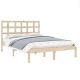 Vidaxl bedframe massief hout 135x190 cm