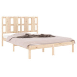 Vidaxl bedframe massief hout 135x190 cm
