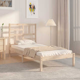 Vidaxl bedframe massief hout 90x200 cm