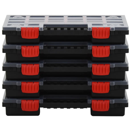 Vidaxl assortimentsdozen 10 st 34,5x25x5 cm polypropeen