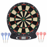 Vidaxl dartboard électrique avec fléchettes en polypropène noir