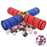 Vidaxl Children's Play Tunnel avec 250 balles multiples