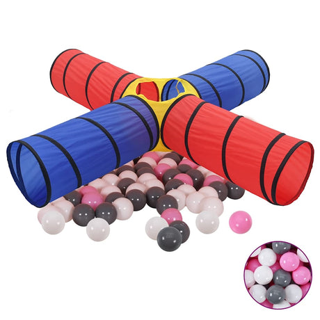 Vidaxl kinderspeeltunnel met 250 ballen meerkleurig