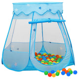 Vidaxl Children's Play Telt med 250 baller 102x102x82 cm blå