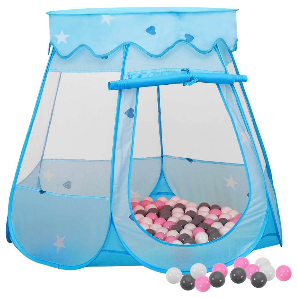 Vidaxl Children's play tent with 250 balls 102x102x82 cm blue